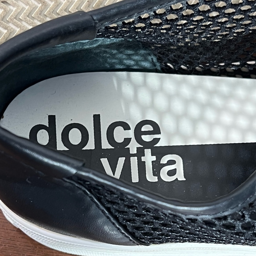 Dolce Vita Black Mesh Shoes - Picture 6 of 6